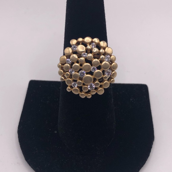 18k 0.50ct Pebble Ring - Picture 7 of 10
